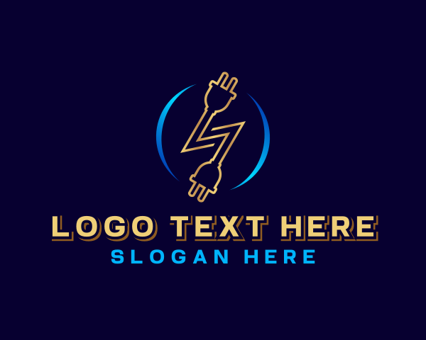 Ligtning logo example 4