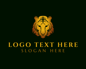 Gold Deluxe Tiger logo