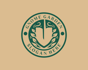 Garden Shovel Landscaping logo design