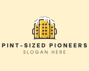 Beer Mug Buildings logo design