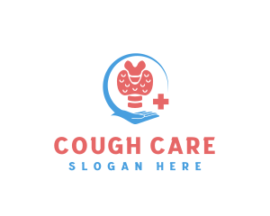 Medical Care Thyroid logo design