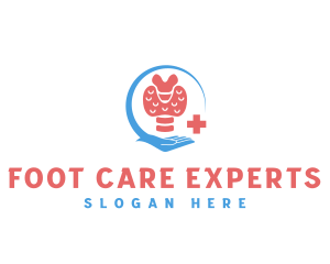 Medical Care Thyroid logo design