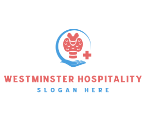 Medical Care Thyroid logo design