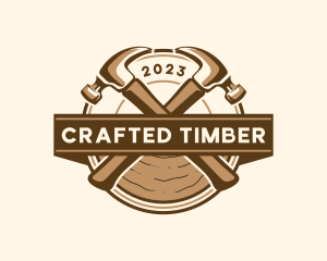 Hammer Timber Woodwork logo design