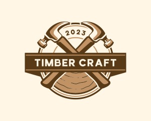 Hammer Timber Woodwork logo design