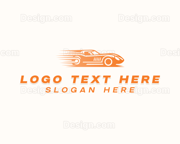 Speed Racing Car Logo