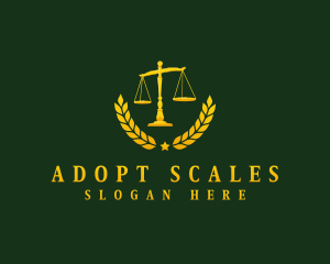 Legal Justice Scale logo design