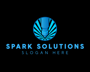 Industrial Laser Cutting logo design