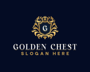 Luxury Crown Shield logo design