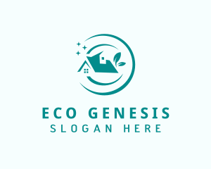 Clean Eco Housekeeping logo design