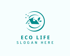 Clean Eco Housekeeping logo design