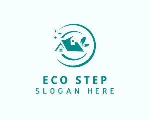 Clean Eco Housekeeping logo design