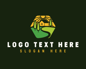 Yard Garden Landscaping Logo