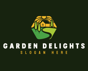 Yard Garden Landscaping logo design