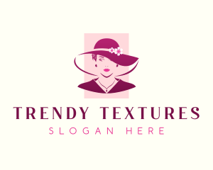 Lady Fashion Hat Logo