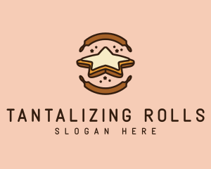 Pastry Star Biscuit logo design