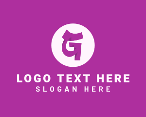 Fashionista - Purple Letter G logo design