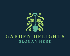 Gardening Shovel Equipment logo design