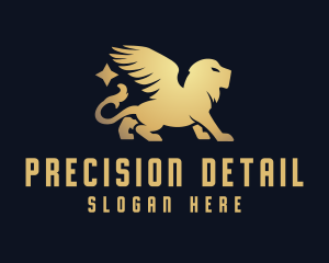 Golden Lion Premium Business Logo