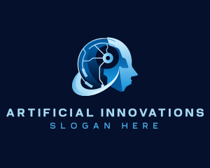 Cyborg Artificial Intelligence logo design