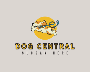 Puppy Dog Leash logo design