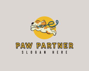 Puppy Dog Leash logo design