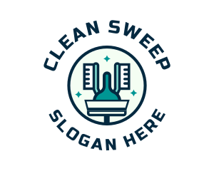 Brush Cleaning Tools logo design