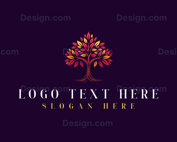 Leaf Tree Branches Logo