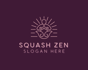 Yoga Relaxation Wellness logo design