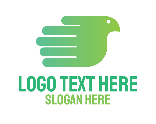 Peaceful logo example 4
