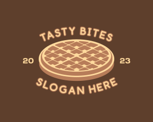 Delicious Waffle Snack logo design