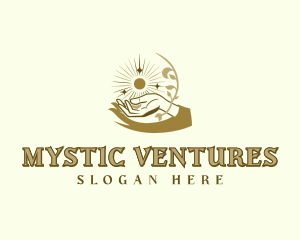 Mystical Hand Astrology logo design