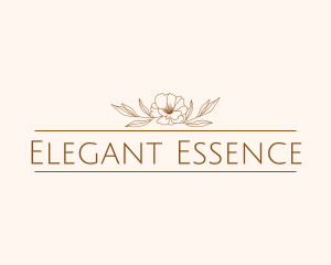 Yoga Aesthetic Floral Beauty logo design