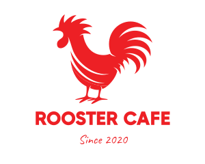 Red Rooster Silhouette logo