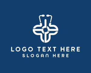 Medical Healthcare Stethoscope logo