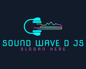 Headset Sound Key logo design