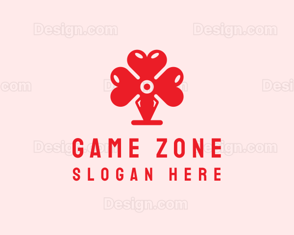 Red Valentine Heart Logo