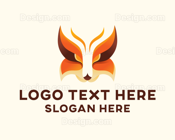 Wild Fox Animal Logo