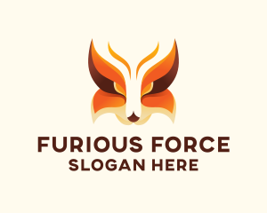 Wild Fox Animal logo design