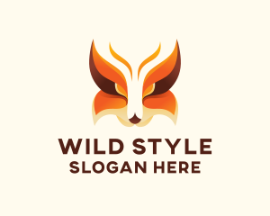 Wild Fox Animal logo design