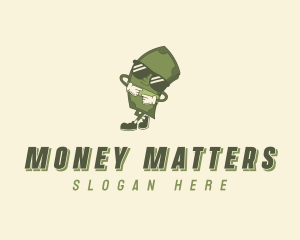 Retro Cartoon Money logo design