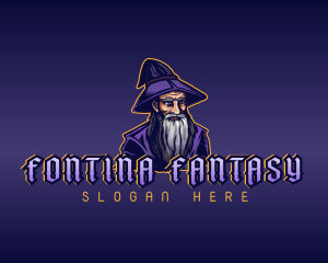 Wizard Magician Sorcerer logo design