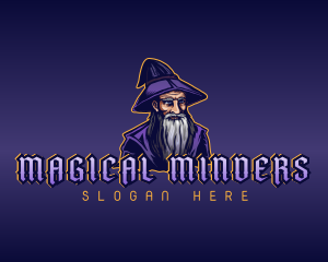 Wizard Magician Sorcerer logo design