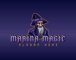 Wizard Magician Sorcerer logo design