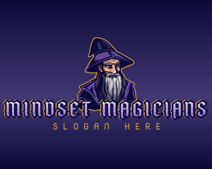 Wizard Magician Sorcerer logo design