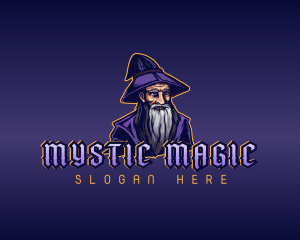 Wizard Magician Sorcerer logo design