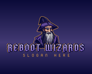 Wizard Magician Sorcerer logo design