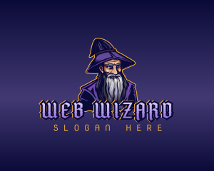 Wizard Magician Sorcerer logo design