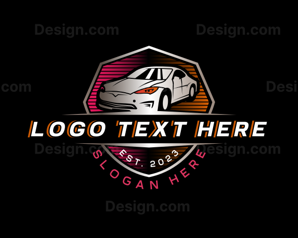 Automobile Car Racing Logo