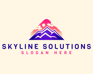 Mountain Sunset Sky logo